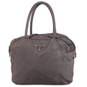 Authentic Prada Brown Nylon Satchel